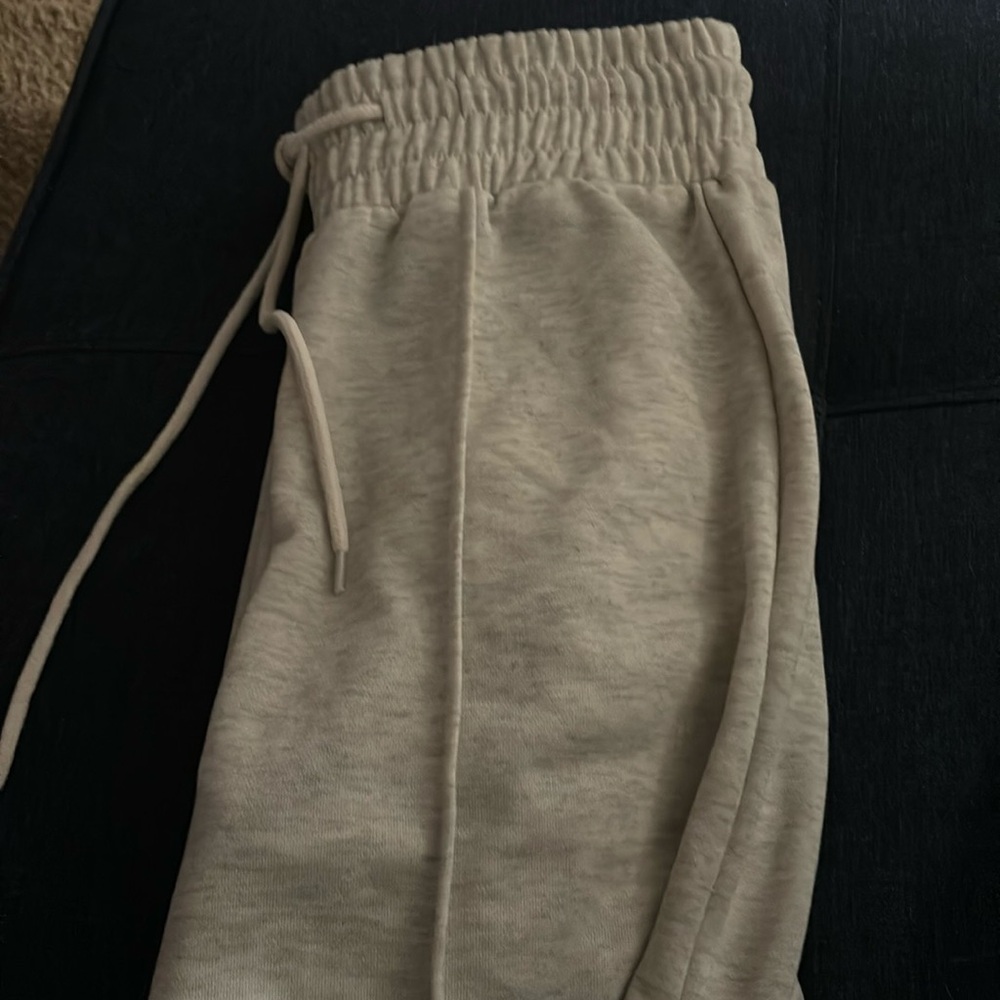 Wide leg stripped sweatpants